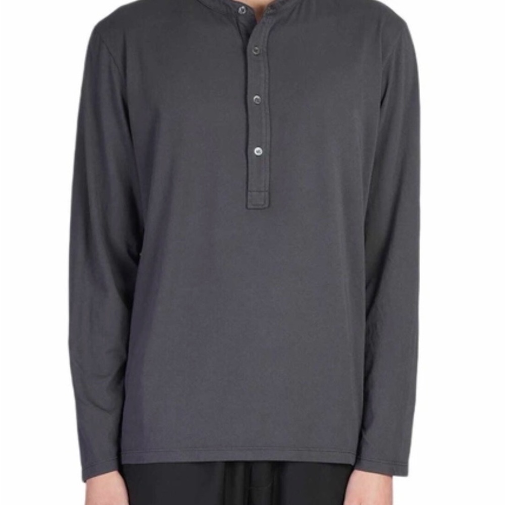 Men's Gray Long Sleeve Shirt
